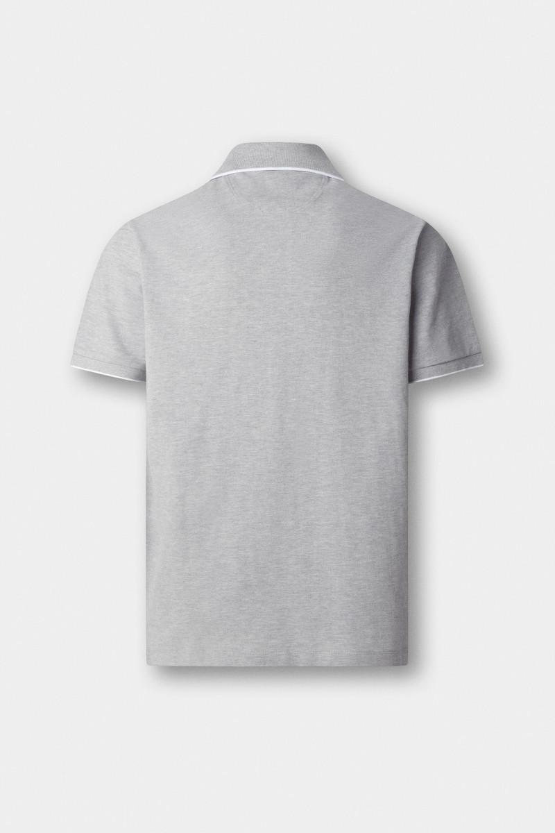 Polokošeľa Hackett London Heritage Ess Hackett Light Grey Marl