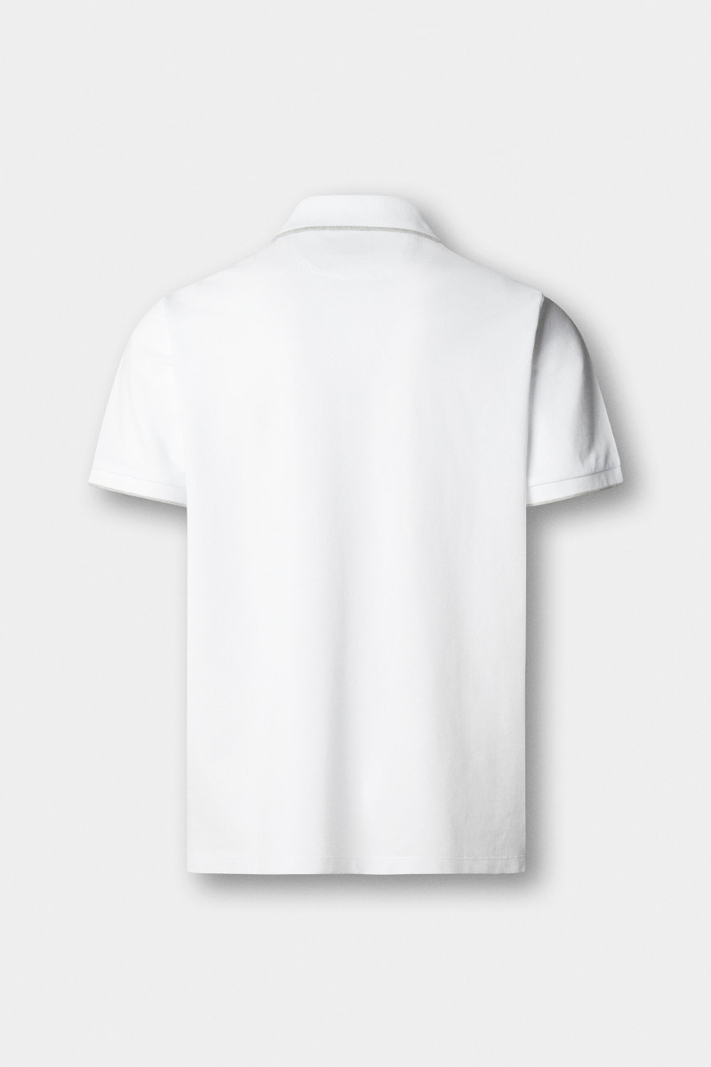 Polokošeľa Hackett London Heritage Ess Hackett Optic White