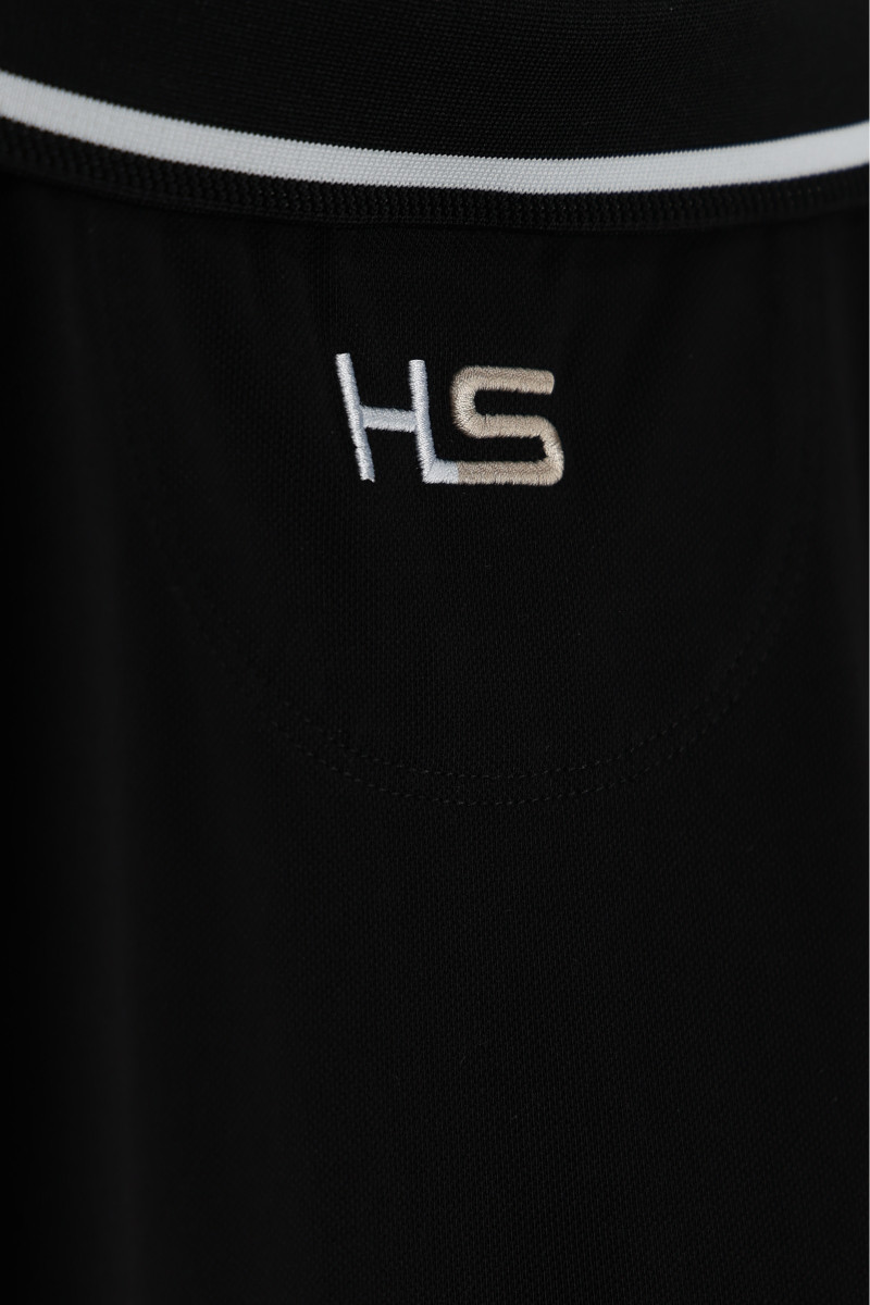 Polokošeľa Hackett London Hs Coast Tipped Polo Black