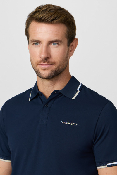 PÓLÓ HACKETT LONDON HS COAST TIPPED POLO - Kép 4