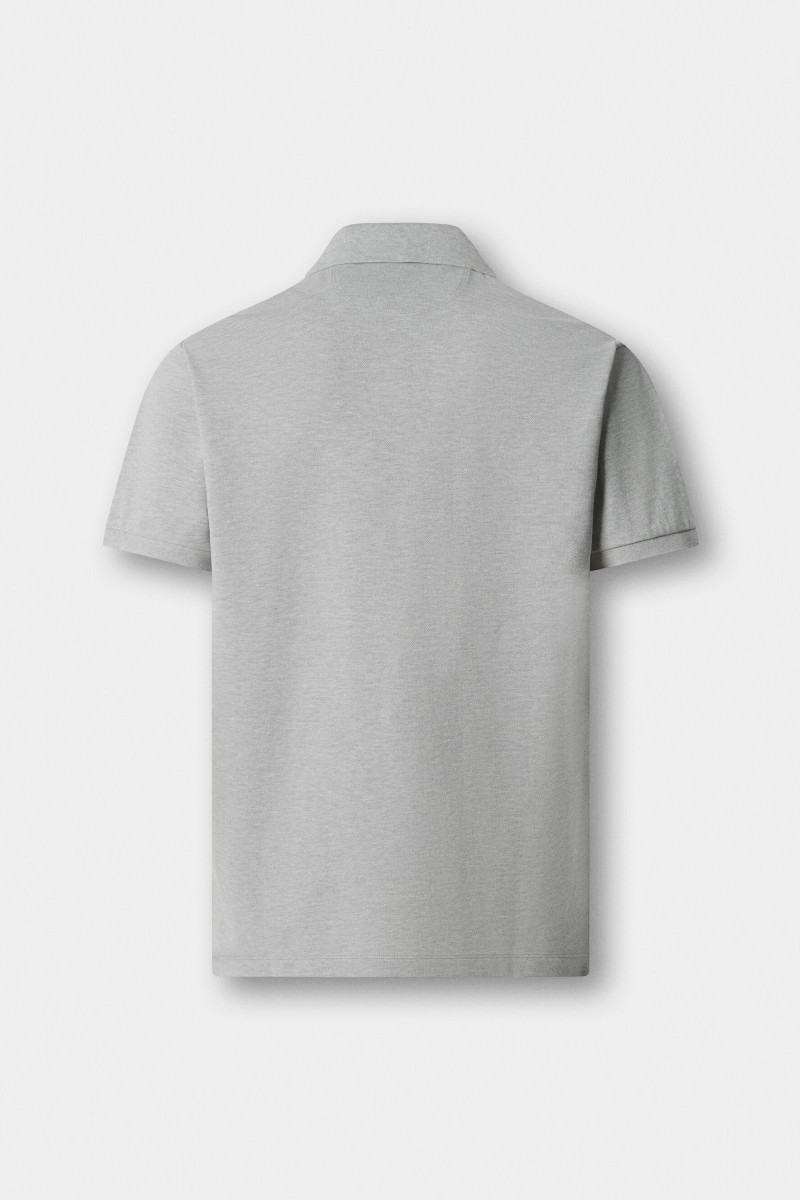 Polokošeľa Hackett London Heritage Harry Polo Light Grey Marl