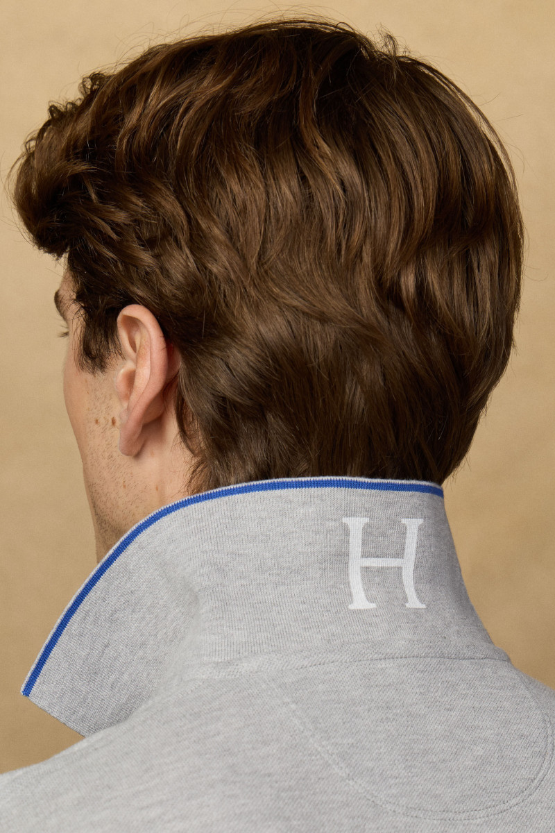 Polokošeľa Hackett London Heritage Harry Polo Light Grey Marl