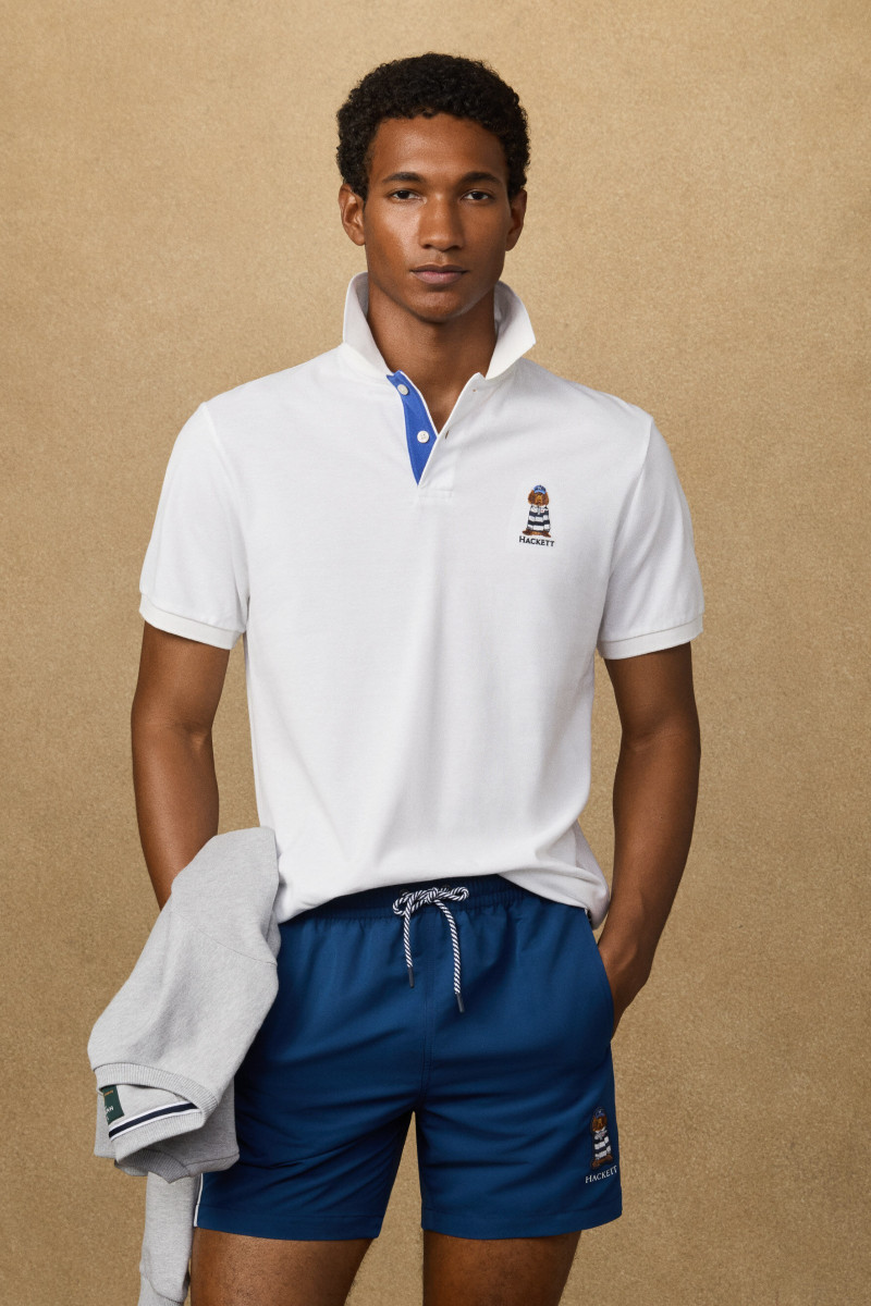Polokošeľa Hackett London Heritage Harry Polo Optic White