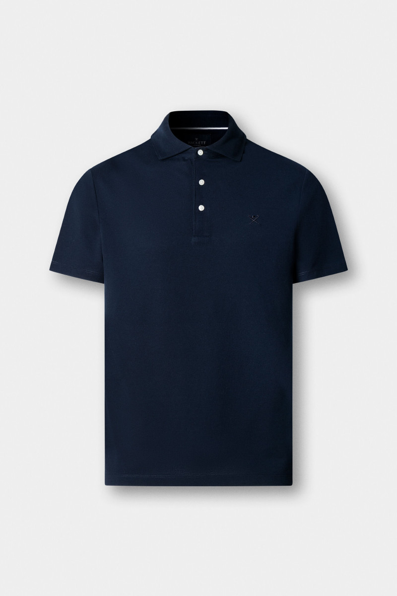 Polokošeľa Hackett London Oxford Pique Polo Ss Navy
