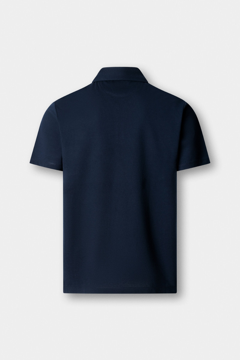 Polokošeľa Hackett London Oxford Pique Polo Ss Navy