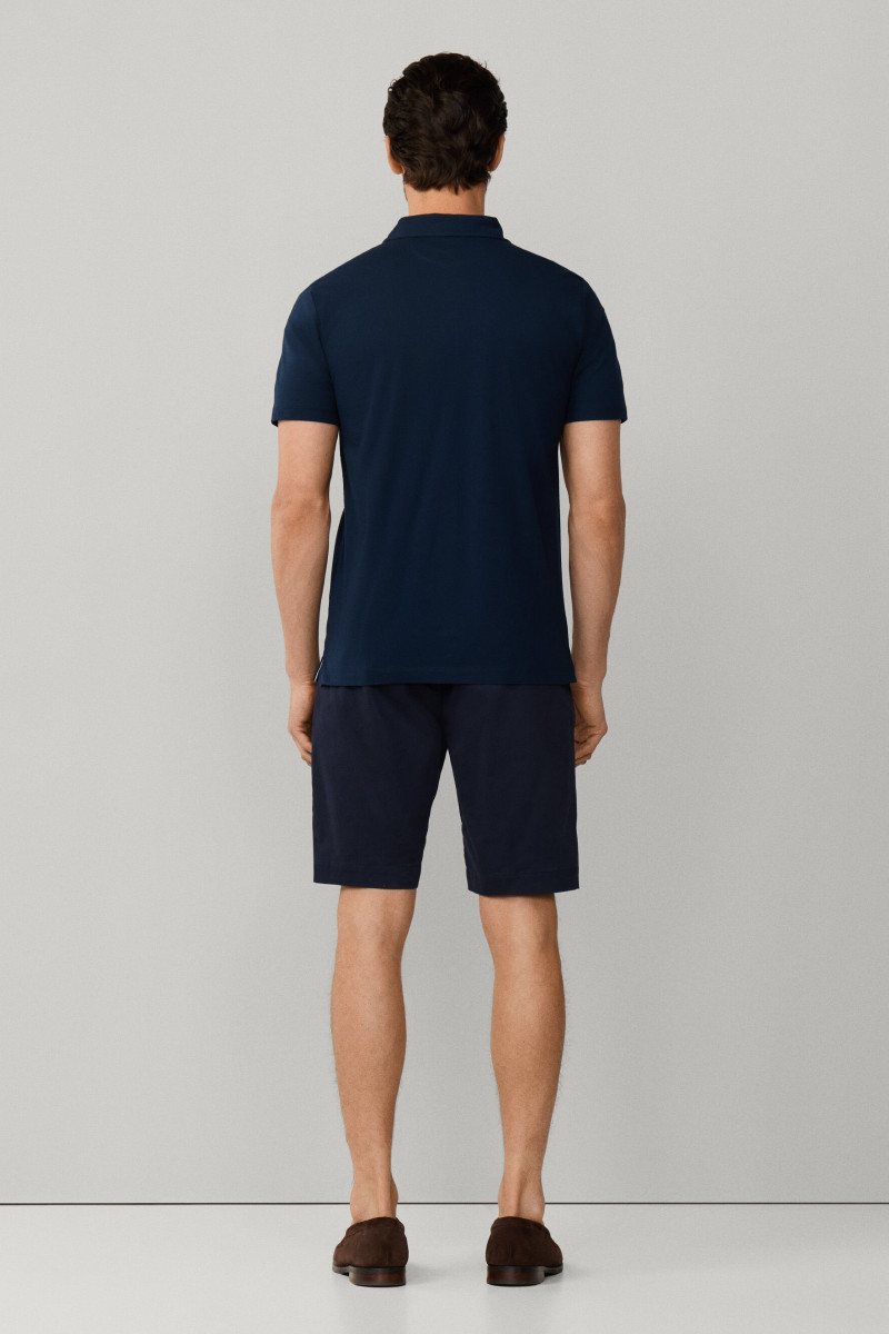 Polokošeľa Hackett London Oxford Pique Polo Ss Navy