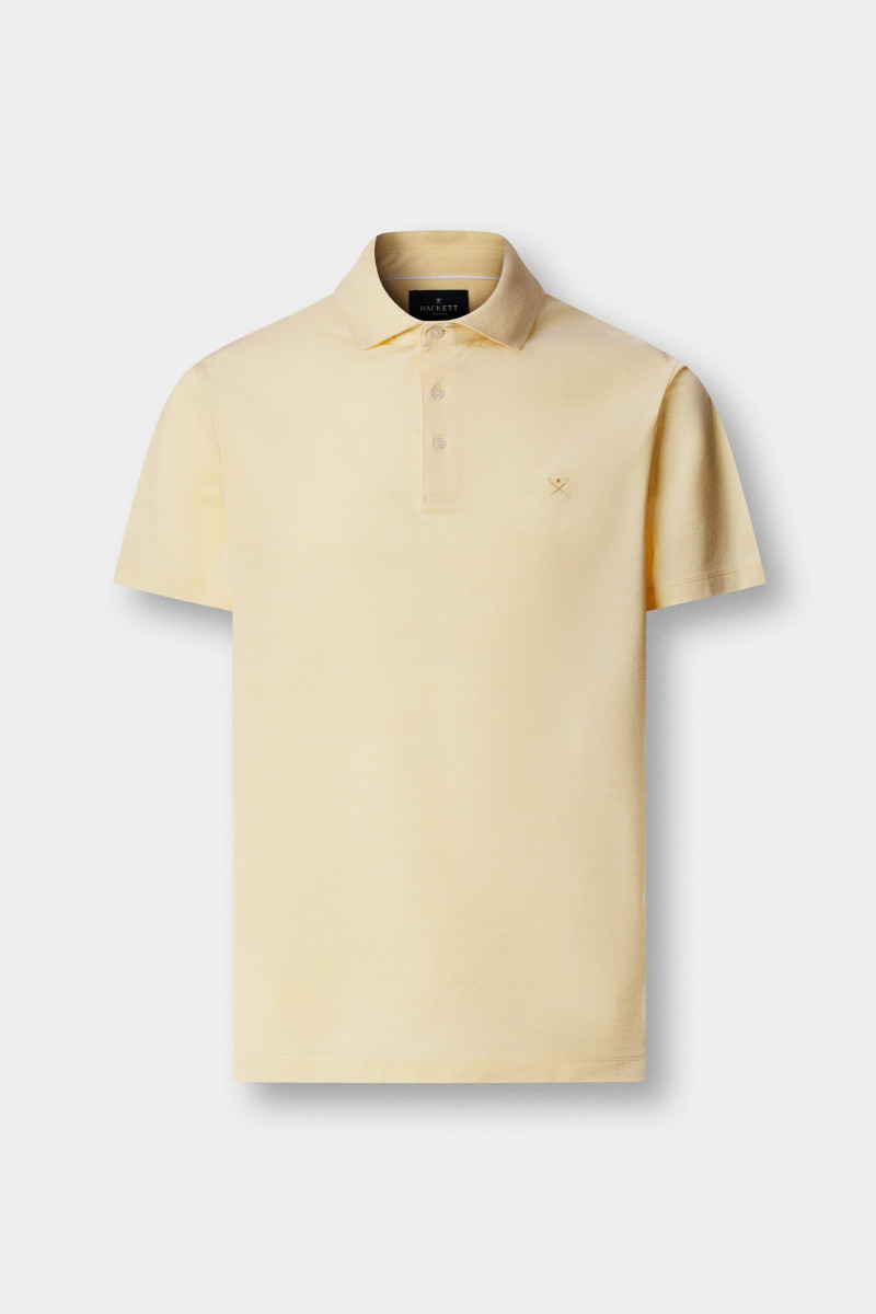 Polokošeľa Hackett London Oxford Pique Polo Ss Pastel Yellow