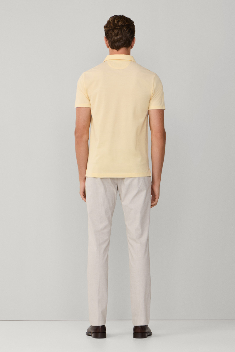 Polokošeľa Hackett London Oxford Pique Polo Ss Pastel Yellow