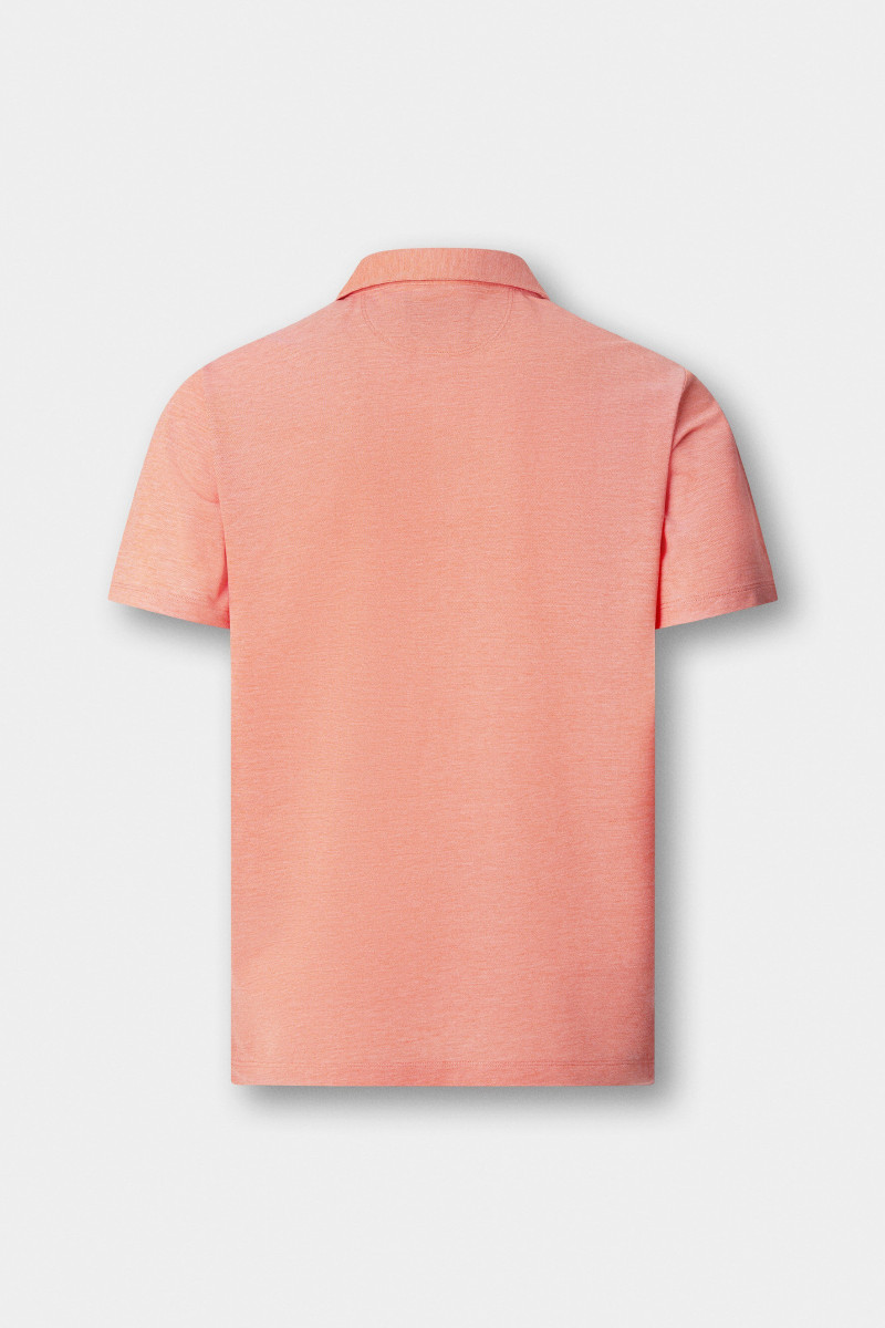 Polokošeľa Hackett London Oxford Pique Polo Ss Sunset Orange