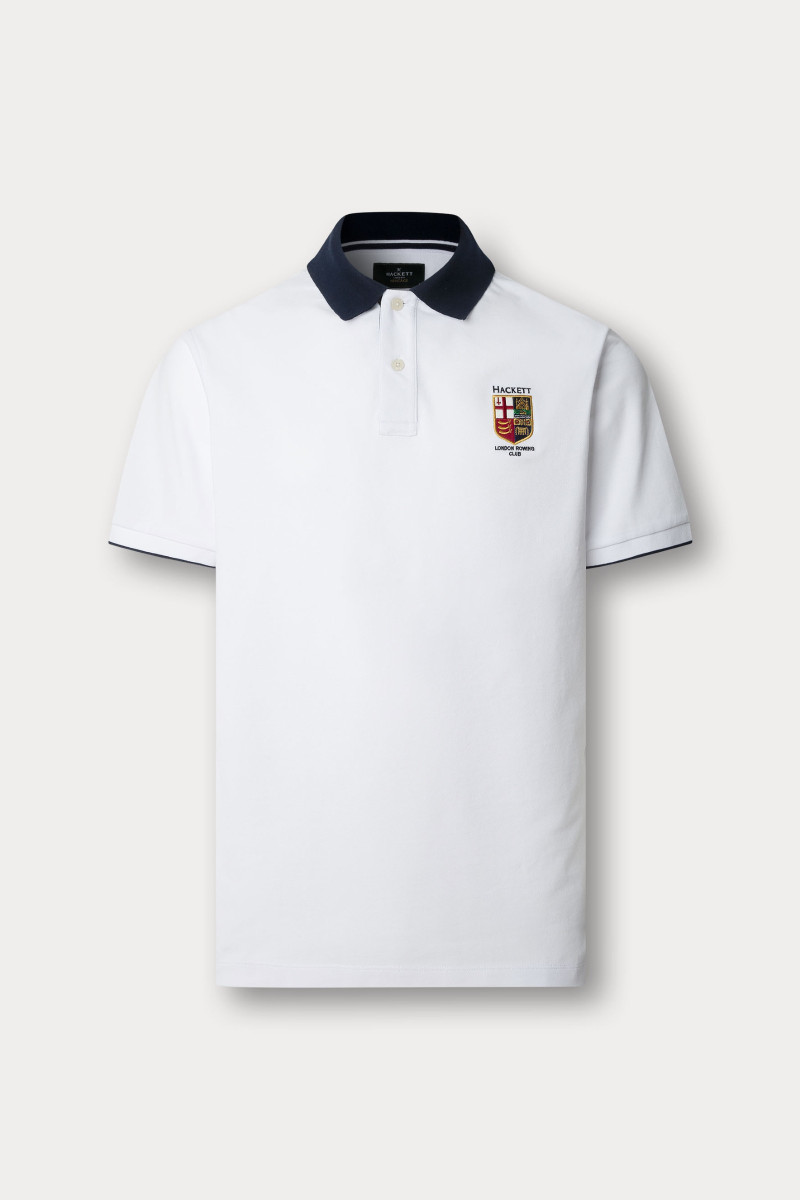 Polokošeľa Hackett London Heritage Lrc Ujk Polo Optic White