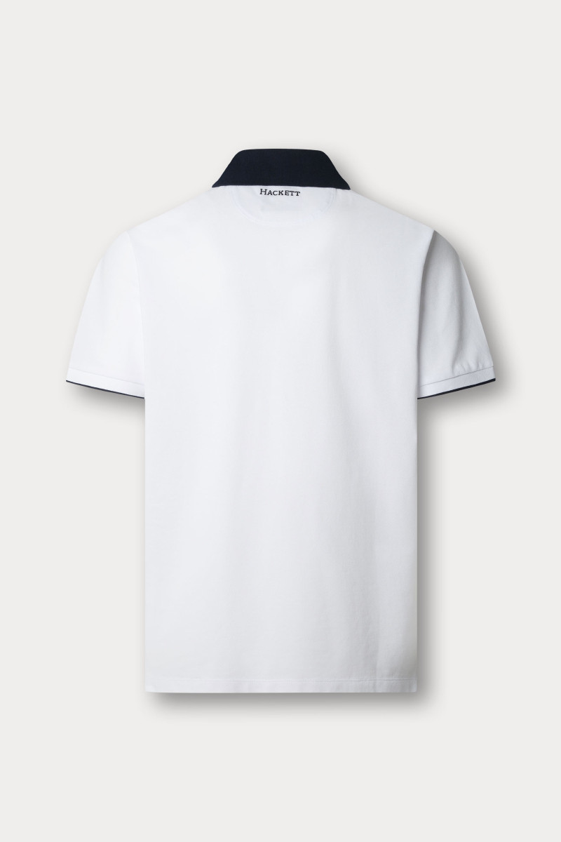 Polokošeľa Hackett London Heritage Lrc Ujk Polo Optic White