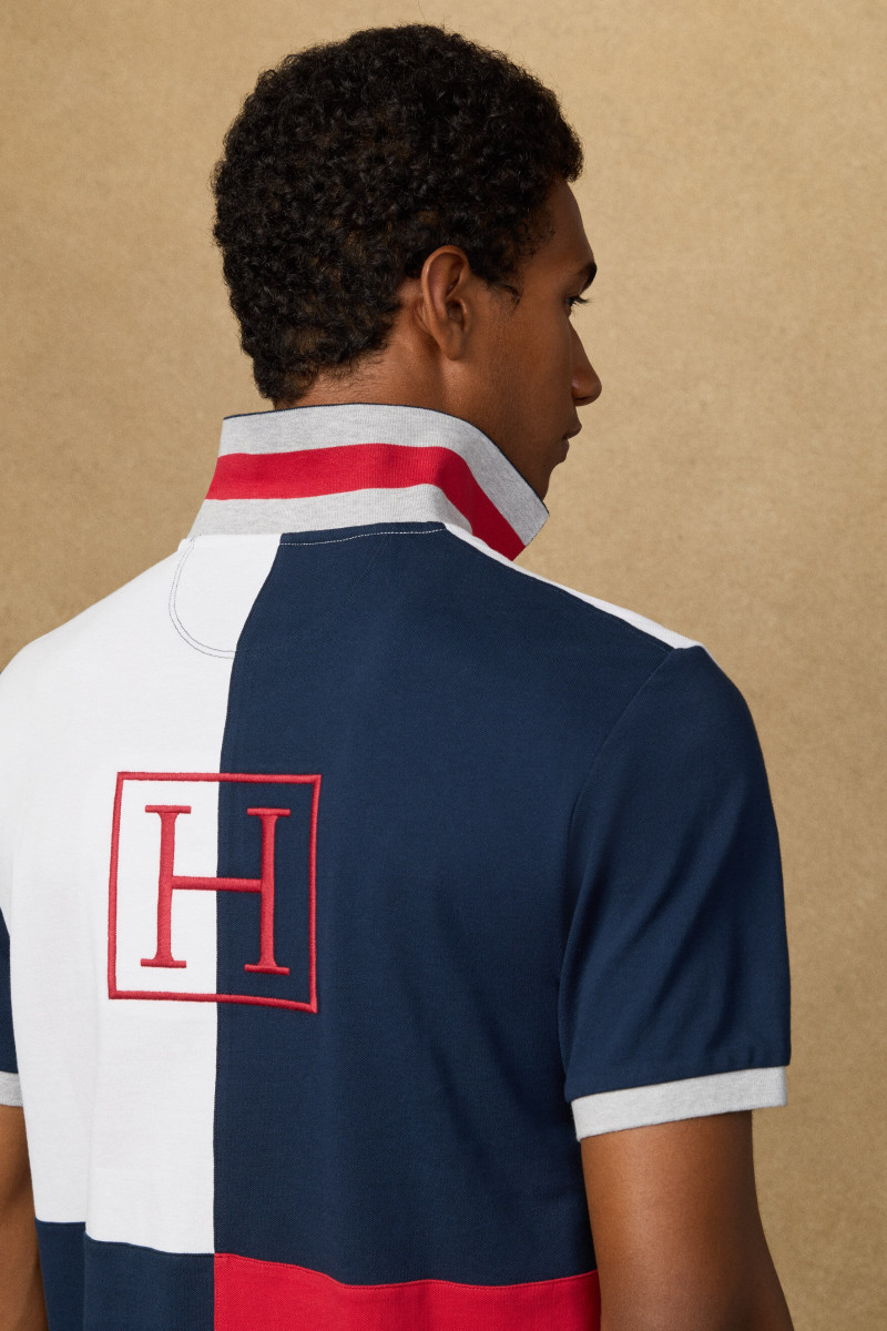 Polokošeľa Hackett London Heritage H Quad Back Optic White