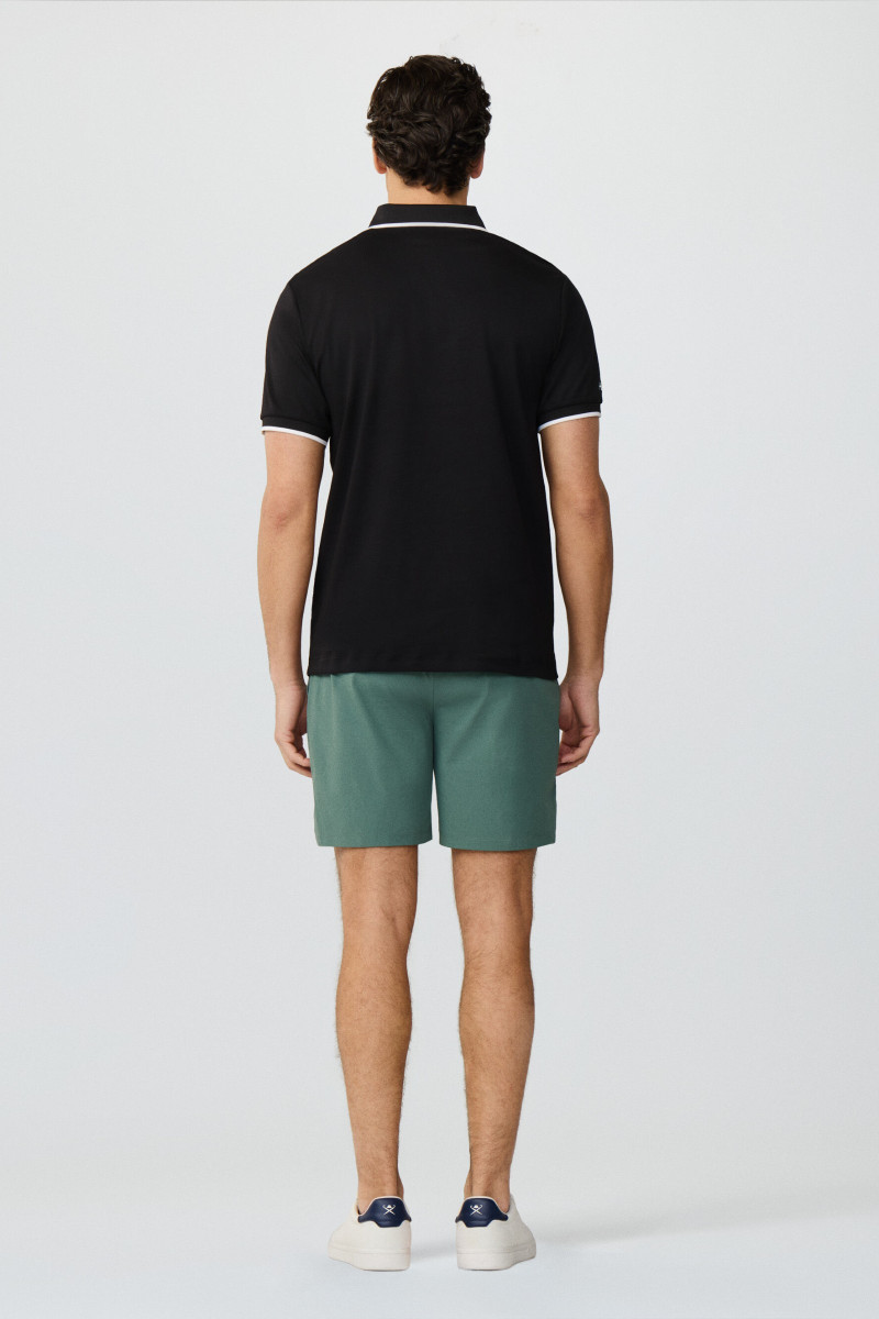 Polokošeľa Hackett London Hs Essential Polo Black