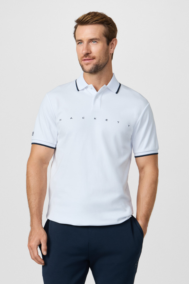 Polokošeľa Hackett London Hs Essential Polo Optic White
