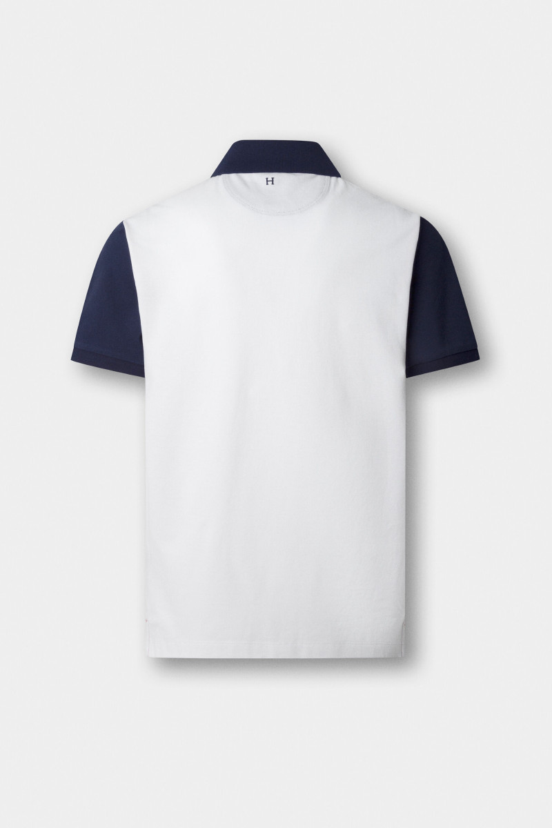 Polokošeľa Hackett London Heritage H Multi Polo Breton Red