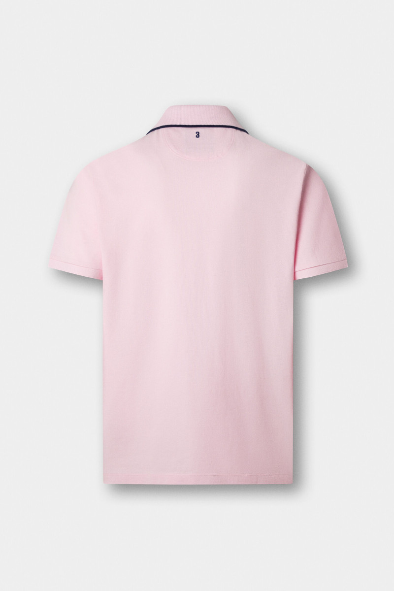 Polokošeľa Hackett London Heritage Nbr Polo Light Pink