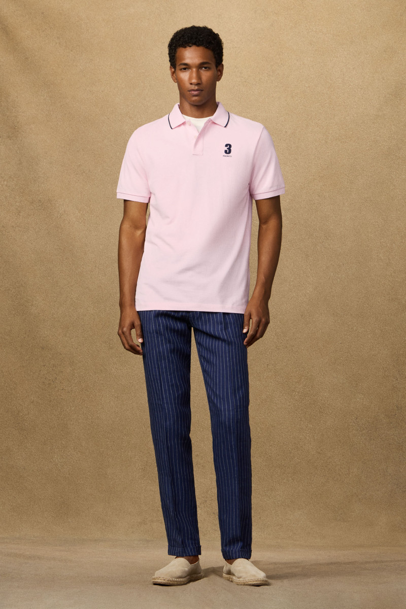 Polokošeľa Hackett London Heritage Nbr Polo Light Pink