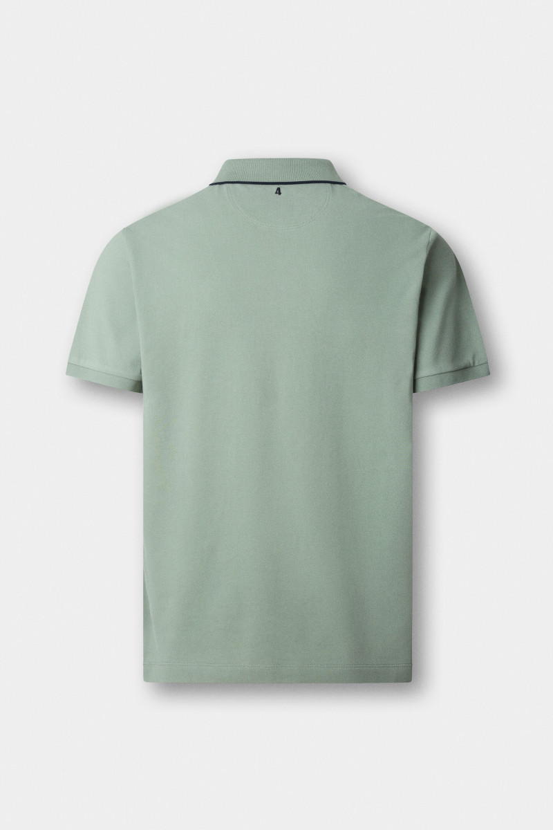 Polokošeľa Hackett London Heritage Nbr Polo Sage Green