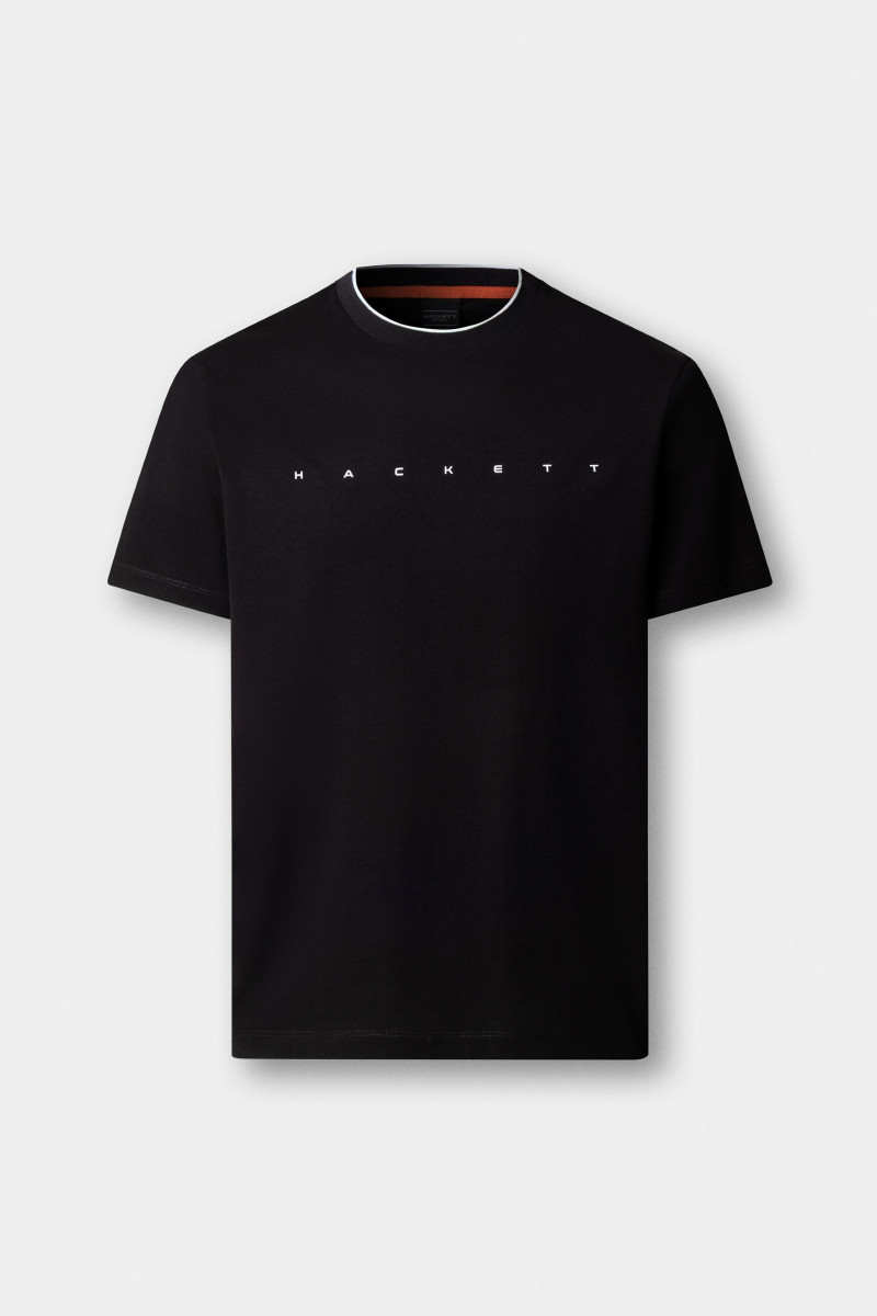 Tričko Hackett London Hs Essential Tee Black