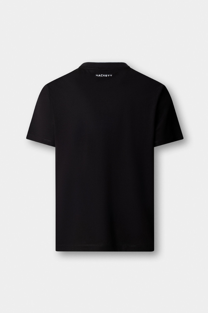 Tričko Hackett London Hs Essential Tee Black