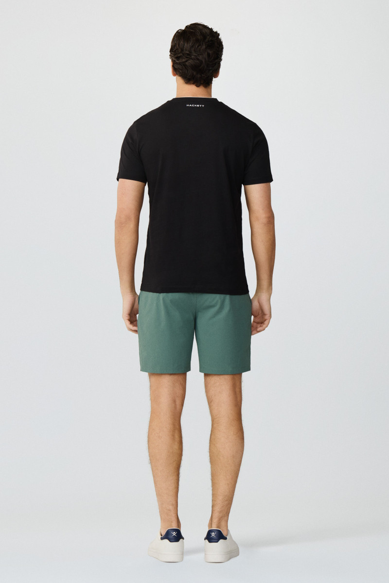 Tričko Hackett London Hs Essential Tee Black