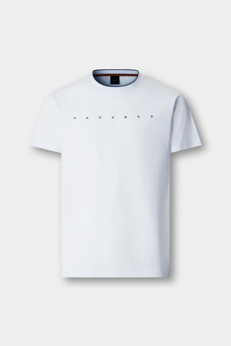 Tričko Hackett London Hs Essential Tee Optic White