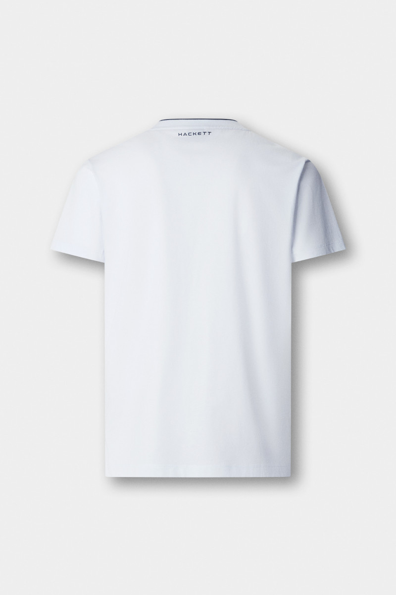 Tričko Hackett London Hs Essential Tee Optic White