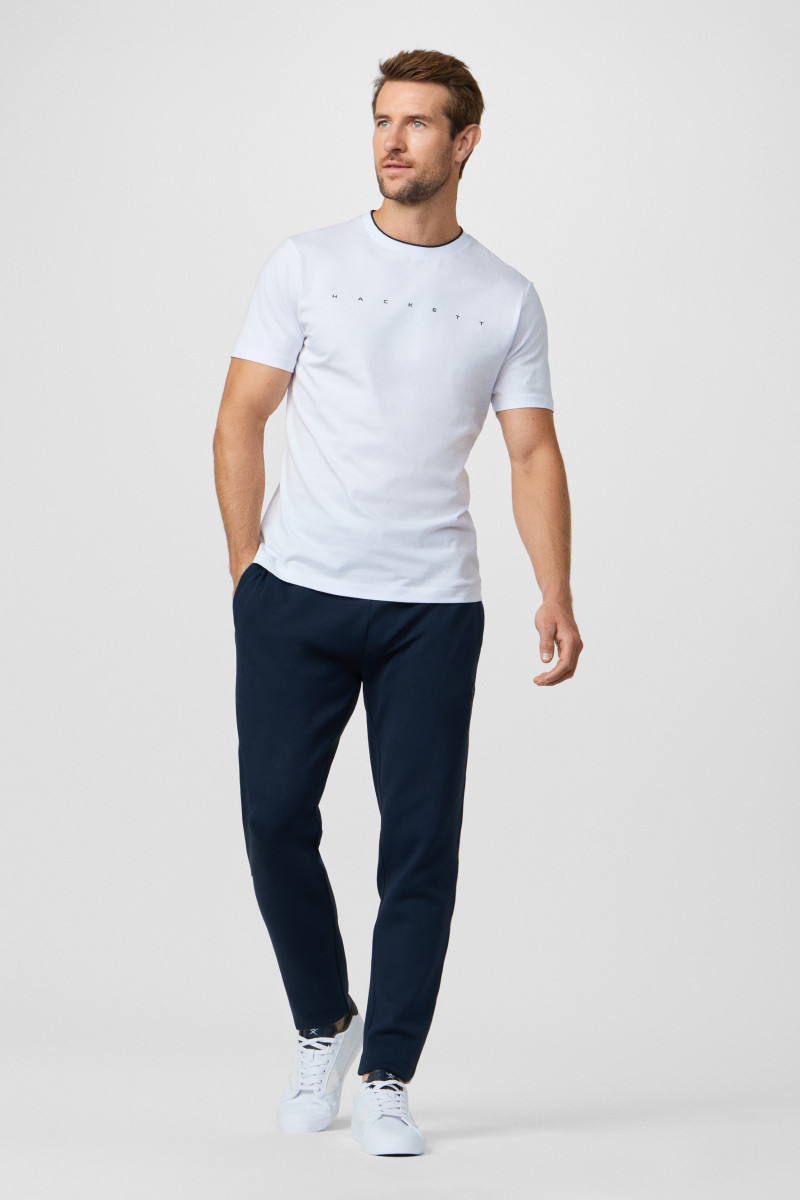 Tričko Hackett London Hs Essential Tee Optic White