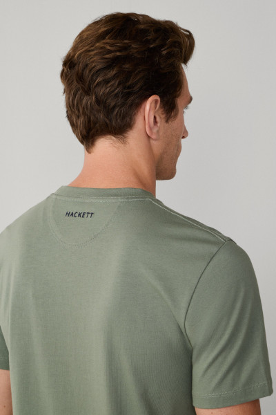 TRIČKO HACKETT LONDON SS LOGO TEE - Fotografia č. 5