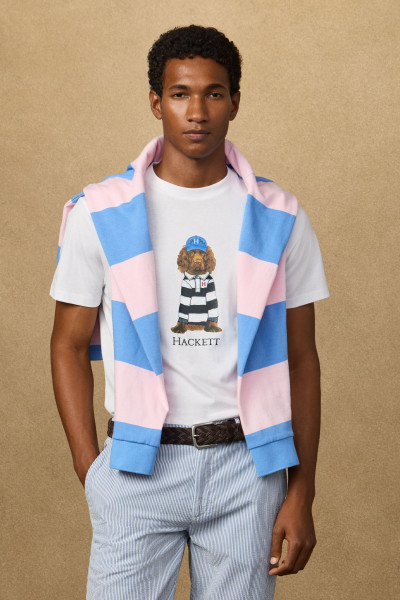 PÓLÓ HACKETT LONDON HERITAGE HARRY TEE - Kép 6