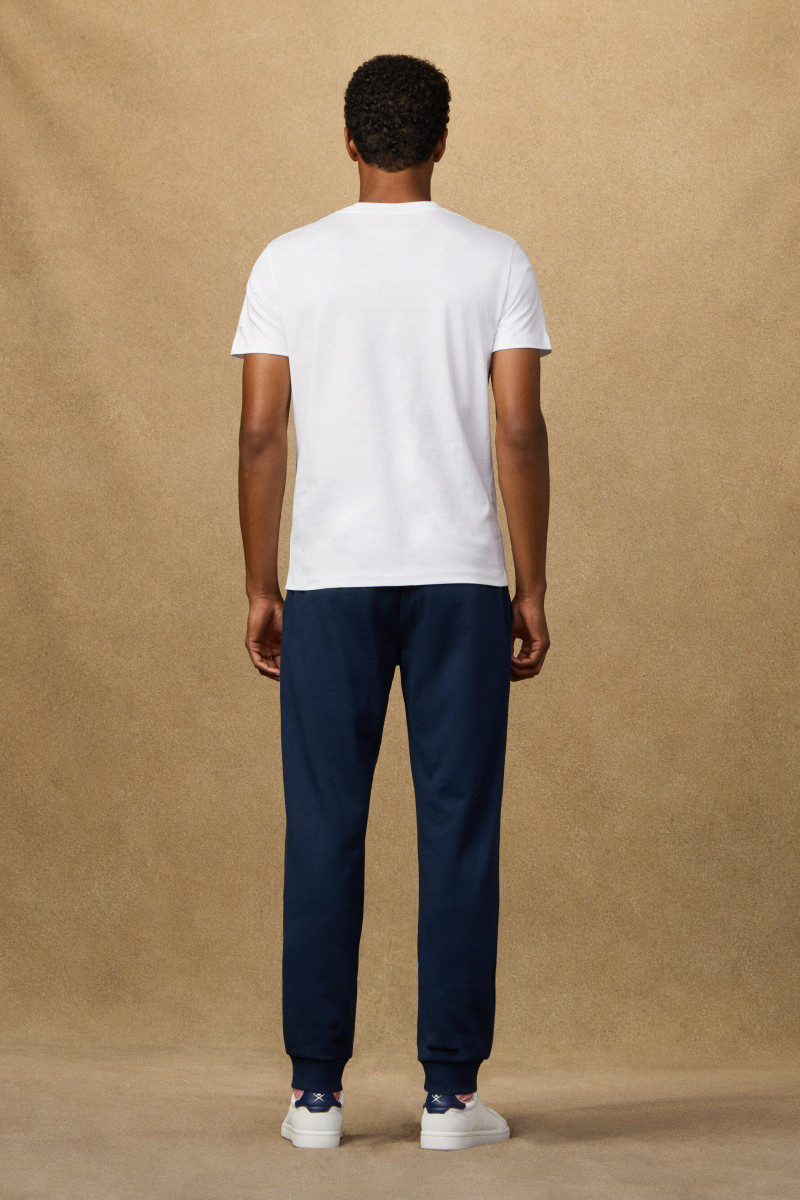 Tričko Hackett London Heritage Lrc Flag Tee Optic White