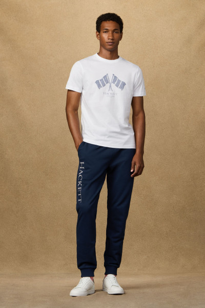 PÓLÓ HACKETT LONDON HERITAGE LRC FLAG TEE - Kép 2