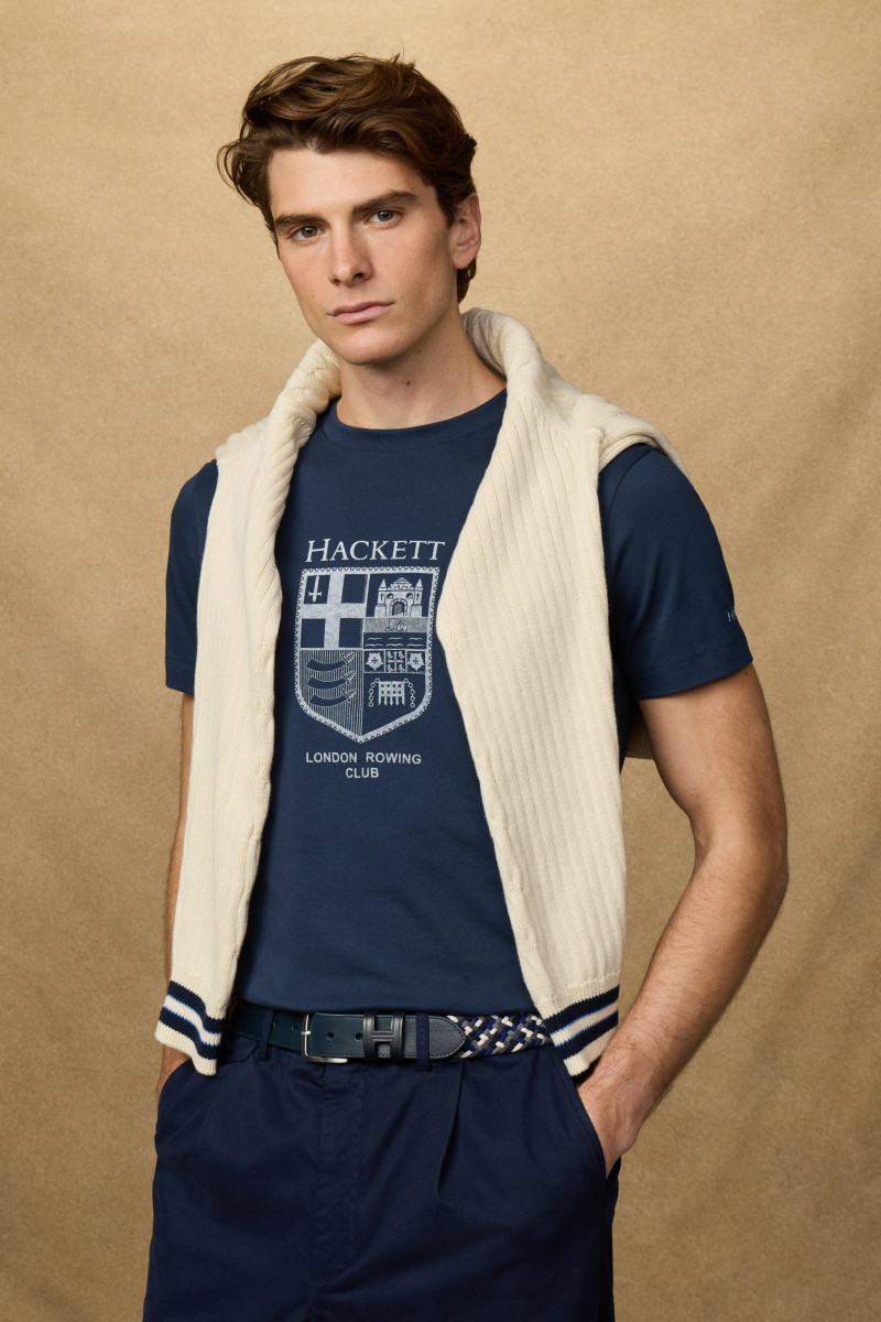 Tričko Hackett London Heritage Lrc Logo Tee Old Navy