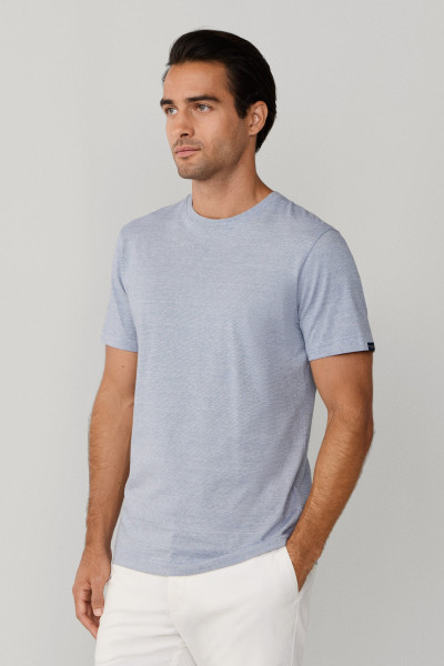 PÓLÓ HACKETT LONDON PIN STRIPE TEE - Kép 7