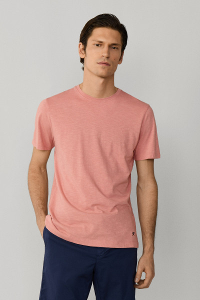 PÓLÓ HACKETT LONDON SWIM ROSE COTT LINEN T - Kép 6