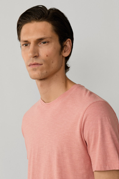 PÓLÓ HACKETT LONDON SWIM ROSE COTT LINEN T - Kép 4