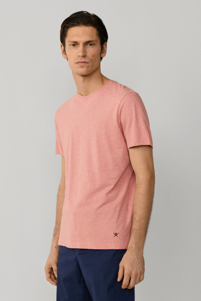 PÓLÓ HACKETT LONDON SWIM ROSE COTT LINEN T - Kép 7