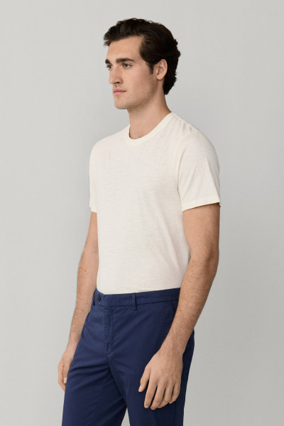 PÓLÓ HACKETT LONDON SWIM ROSE COTT LINEN T - Kép 7