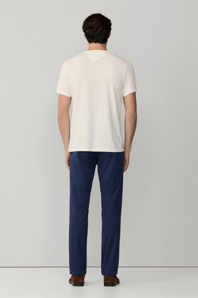 PÓLÓ HACKETT LONDON SWIM ROSE COTT LINEN T - Kép 3