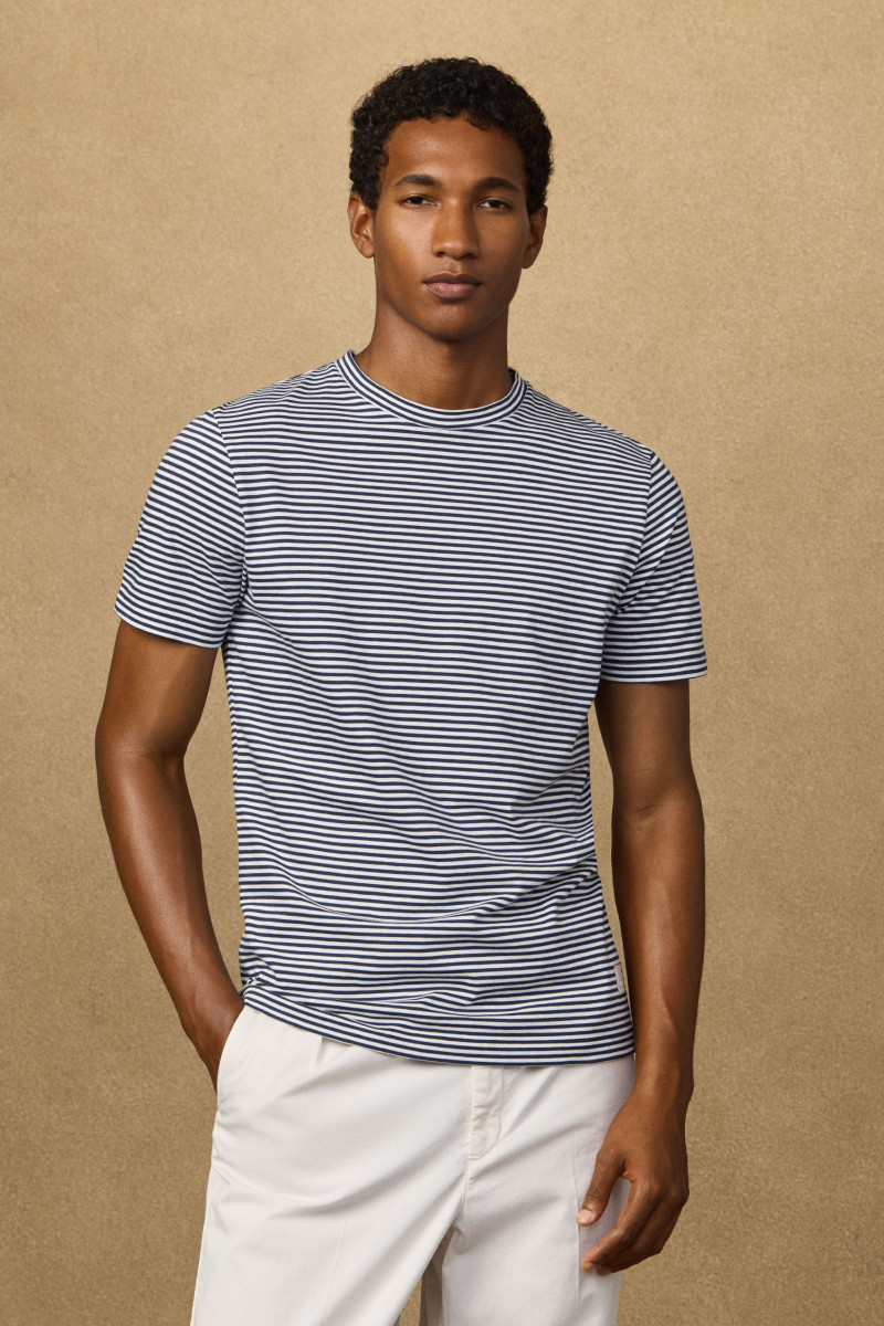 Tričko Hackett London Heritage H Stripe Tee Old Navy