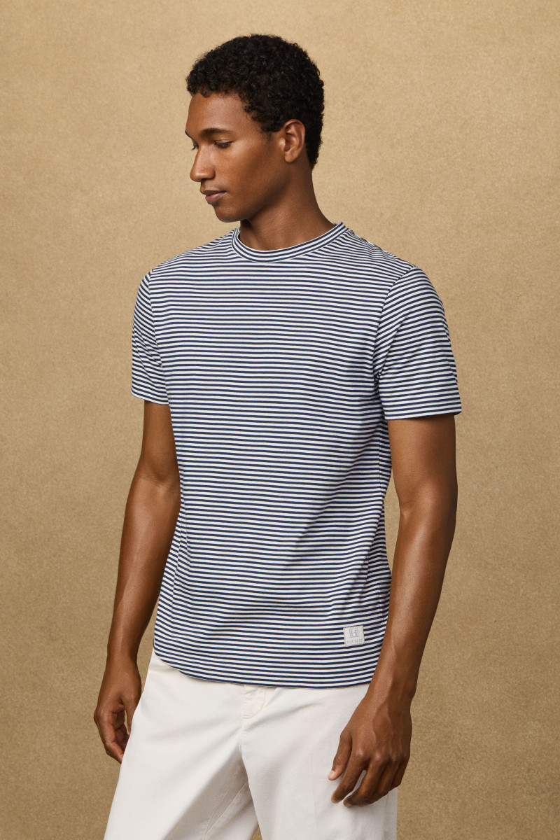 Tričko Hackett London Heritage H Stripe Tee Old Navy