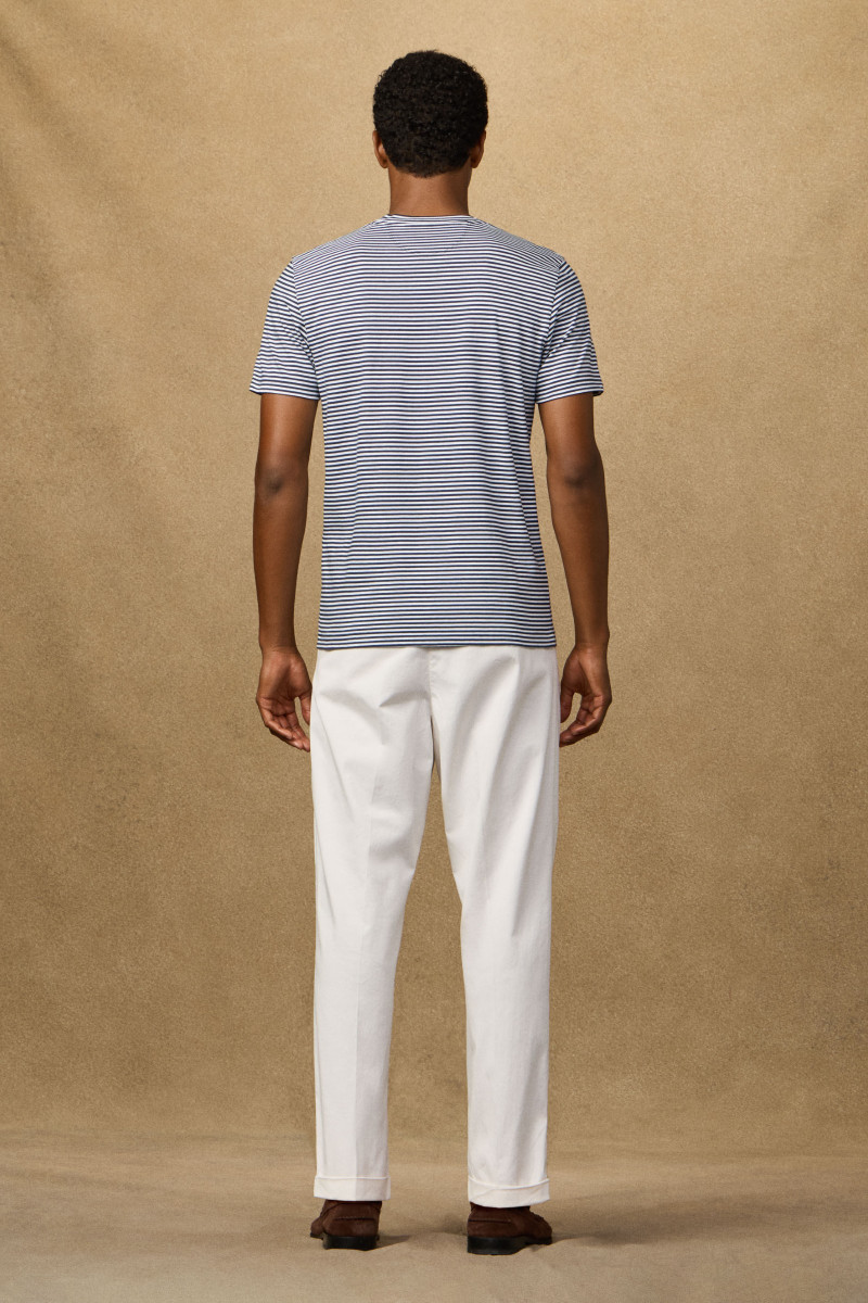 Tričko Hackett London Heritage H Stripe Tee Old Navy