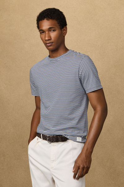 PÓLÓ HACKETT LONDON HERITAGE H STRIPE TEE - Kép 1