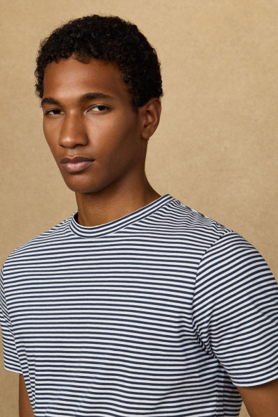 PÓLÓ HACKETT LONDON HERITAGE H STRIPE TEE - Kép 4