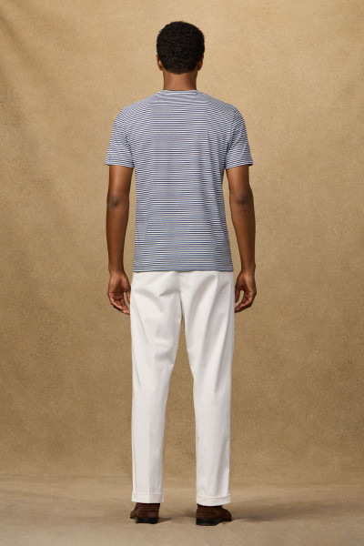 PÓLÓ HACKETT LONDON HERITAGE H STRIPE TEE - Kép 3