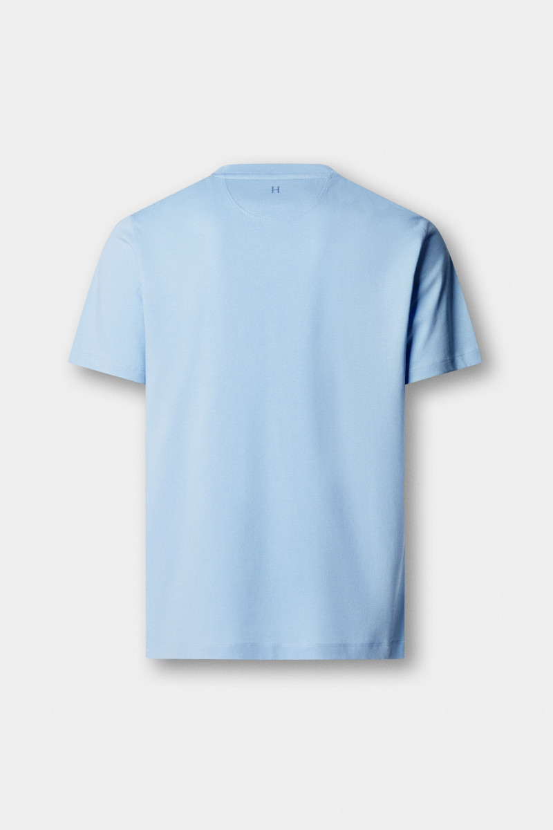 Tričko Hackett London Heritage H Small Logo Summer Blue