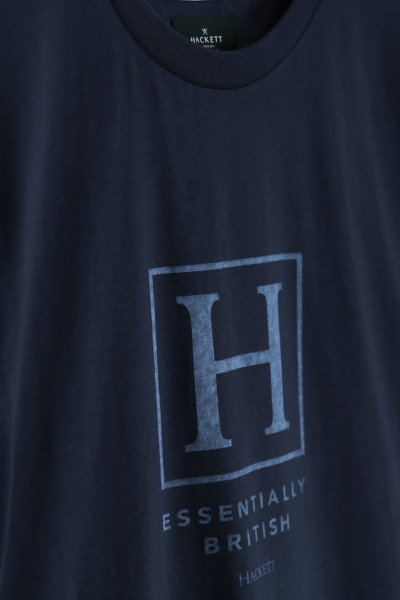PÓLÓ HACKETT LONDON HERITAGE H LOGO TEE - Kép 5