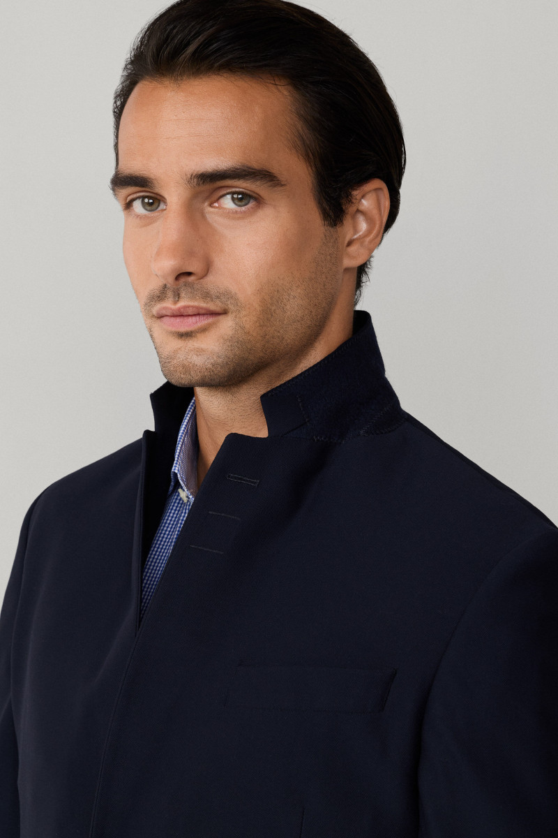 Sako Hackett London Travel Jersey Jkt Navy
