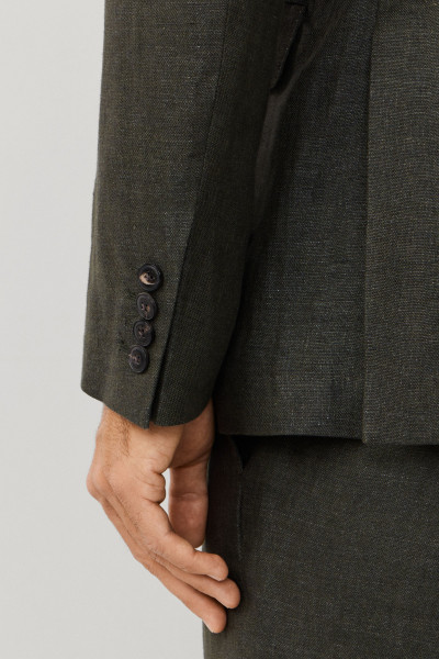 SAKO HACKETT LONDON LINEN DELAVE HOPSACK - Fotografia č. 6