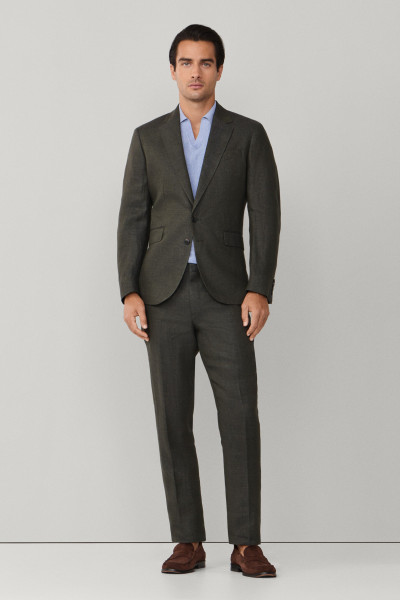 SAKO HACKETT LONDON LINEN DELAVE HOPSACK - Fotografia č. 2